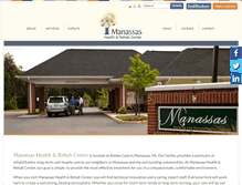 Tablet Screenshot of manassas-rehab.com